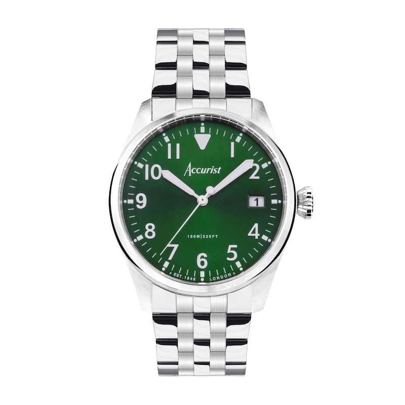 Main Image 1 of Accurist Men's Aviation 41mm Dial Stainless Steel Bracelet Watch
