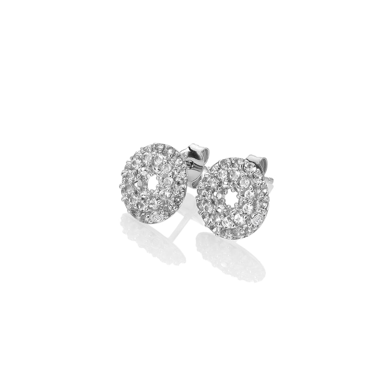 Main Image 2 of Hot Diamonds Sterling Silver White Topaz & Diamond Forever Studs
