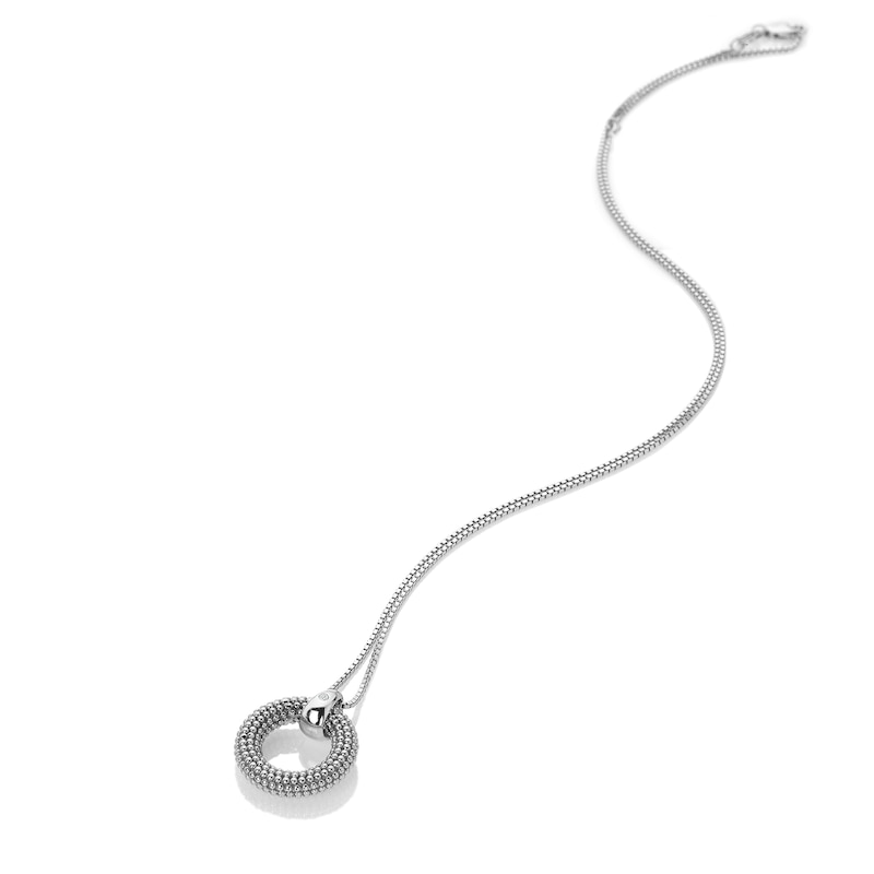 Main Image 2 of Hot Diamonds Sterling Silver Diamond Graduated Forever Pendant