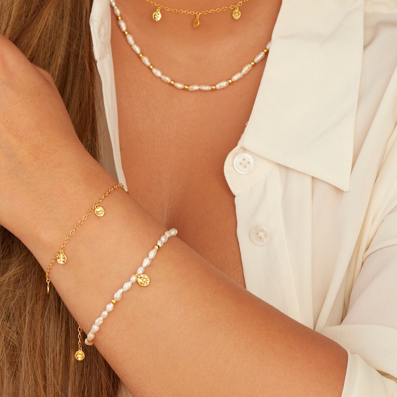 Main Image 3 of Hot Diamonds X Jac Jossa Lunar 18ct Gold Plated Bracelet