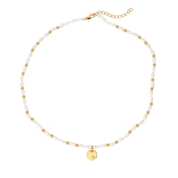 Hot Diamonds X Jac Jossa Calm 18ct Gold Plated Disc Pendant Necklace