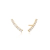 Thumbnail Image 1 of Ania Haie Glam Rock 14ct Gold Plated CZ Crawler Earrings