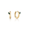 Thumbnail Image 0 of Ania Haie Second Nature 14ct Gold Plated Malachite Earrings