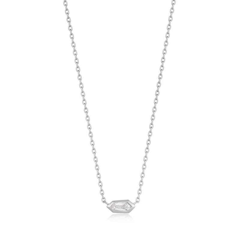 Ania Haie Dance Til' Dawn Sterling Silver CZ Chain Necklace