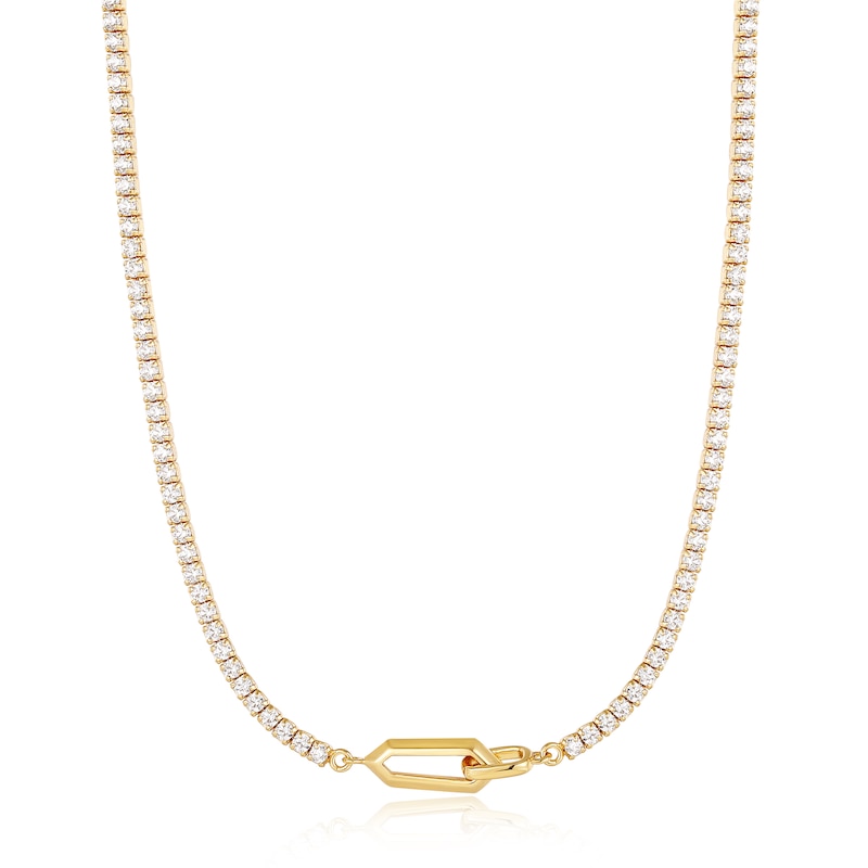 Main Image 1 of Ania Haie Dance Til' Dawn 14ct Gold Plated Sparkle Chain
