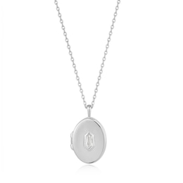 Ania Haie Dance Til' Dawn Sterling Silver CZ Locket
