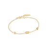 Thumbnail Image 0 of Ania Haie Smooth Operator 14ct Gold Plated Twist Bracelet