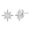 Thumbnail Image 1 of Angel Whisperer Sterling Silver CZ New Star Stud Earrings