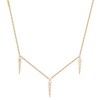 Thumbnail Image 1 of PD Paola 18ct Gold Plated CZ Peak Supreme Tip Chain Necklace