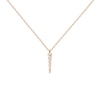 Thumbnail Image 0 of PD Paola 18ct Gold Plated CZ Peak Tip Chain Necklace