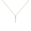 Thumbnail Image 1 of PD Paola 18ct Gold Plated CZ Peak Tip Chain Necklace