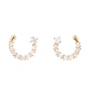 Thumbnail Image 1 of PD Paola 18ct Gold Plated CZ Open Circle Earrings