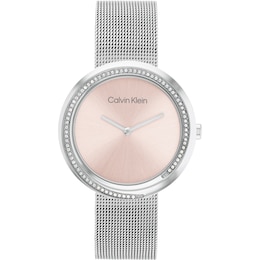 Calvin Klein Ladies' Stainless Steel Mesh Bracelet Watch
