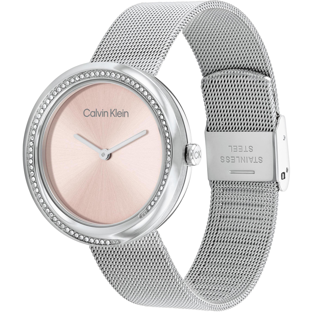 Thumbnail Image 2 of Calvin Klein Ladies' Stainless Steel Mesh Bracelet Watch