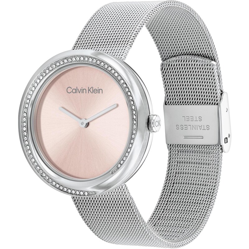 Main Image 2 of Calvin Klein Ladies' Stainless Steel Mesh Bracelet Watch