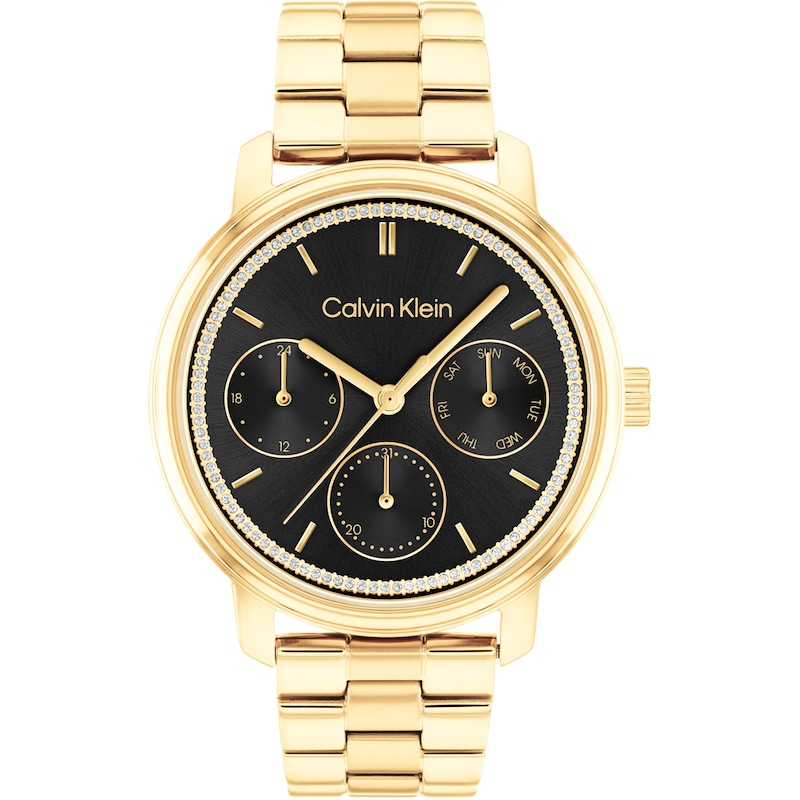 Main Image 1 of Calvin Klein Ladies' Gold Tone Ion Plated Bracelet Watch