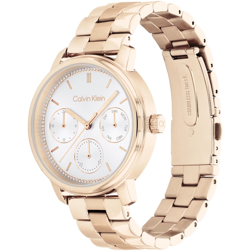 Main Image 2 of Calvin Klein Ladies' Carnation Gold Ion Plated Bracelet Watch