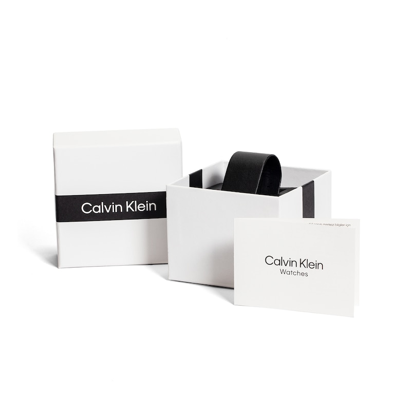 Calvin Klein Men's Black IP Bracelet Watch