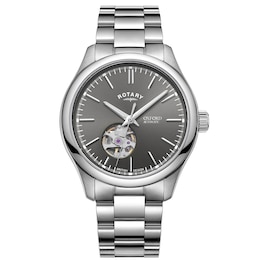 Rotary Men's Oxford Automatic Grey Dial Bracelet Watch