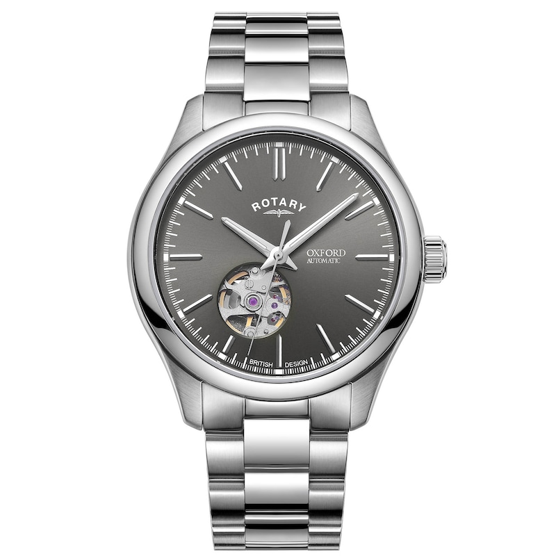 Main Image 1 of Rotary Men's Oxford Automatic Grey Dial Bracelet Watch