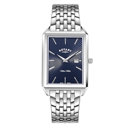 Rotary Men's Ultraslim Stainless Steel Bracelet Watch