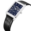 Thumbnail Image 2 of Rotary Men's Ultraslim Black Leather Strap Watch