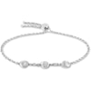 Thumbnail Image 0 of Calvin Klein Stainless Steel Crystal Slider Bracelet