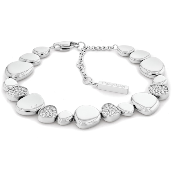 Calvin Klein Stainless Steel Bracelet With Crystals