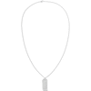 Thumbnail Image 0 of Men's Calvin Klein Stainless Steel Brushed Dog Tag Necklace