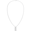 Thumbnail Image 1 of Calvin Klein Men's Brushed Stainless Steel Dog Tag Necklace