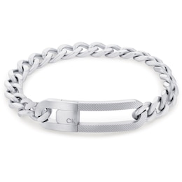 Calvin Klein Men's stainless steel chain link bracelet