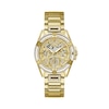 Thumbnail Image 0 of Guess Queen Ladies' Stone Set Chrono Dial Gold Tone Bracelet Watch