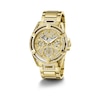Thumbnail Image 4 of Guess Queen Ladies' Stone Set Chrono Dial Gold Tone Bracelet Watch