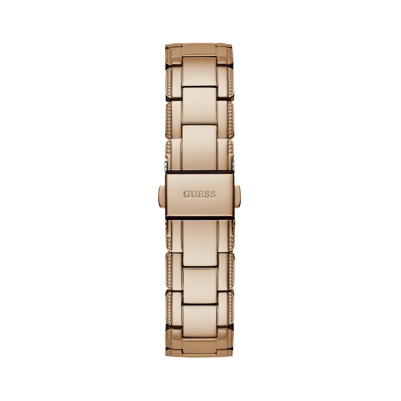 Guess Ladies' Rose Gold Crystal Clear Watch