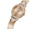 Thumbnail Image 4 of Guess Tri Luxe Ladies' Rose Gold Tone Half Bangle Watch