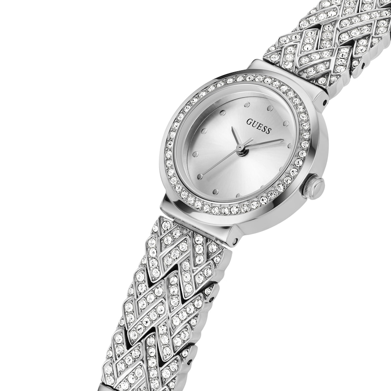 Main Image 4 of Guess Treasure Ladies' Stone Set Half Bangle Watch
