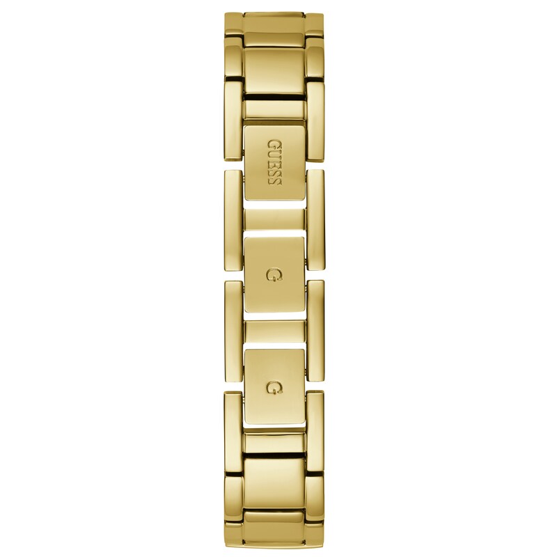 Main Image 3 of Guess Treasure Ladies' Gold Tone Stone Set Half Bangle Watch