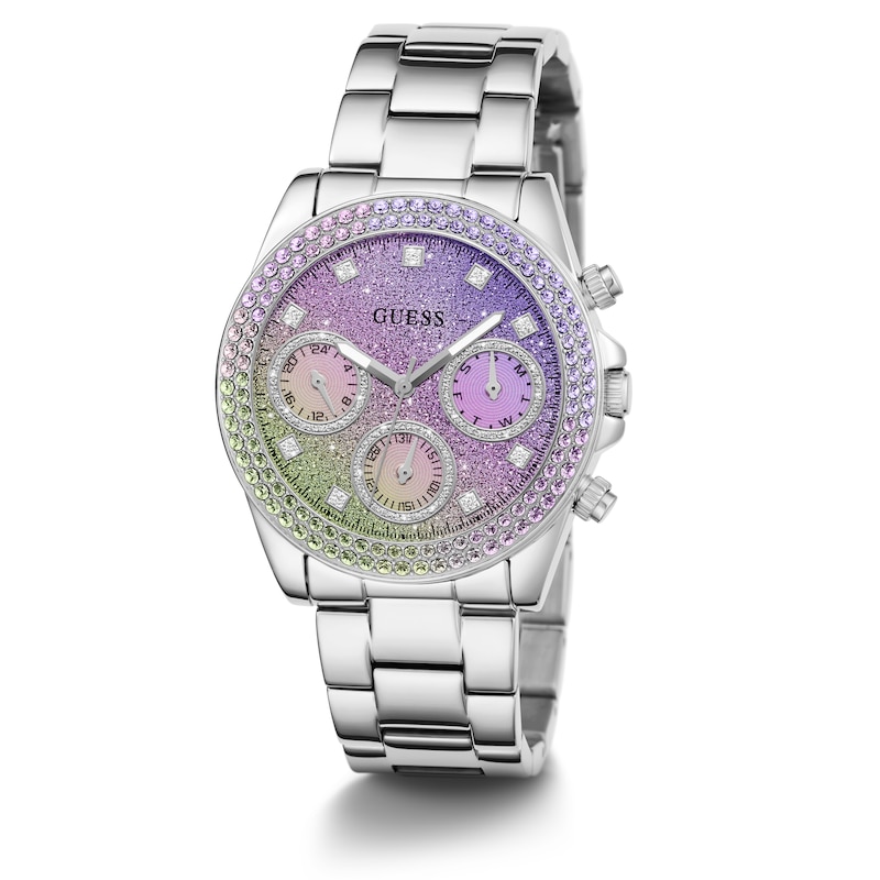 Guess Sol Ladies' Multi-Colour Dial Stainless Steel Bracelet Watch