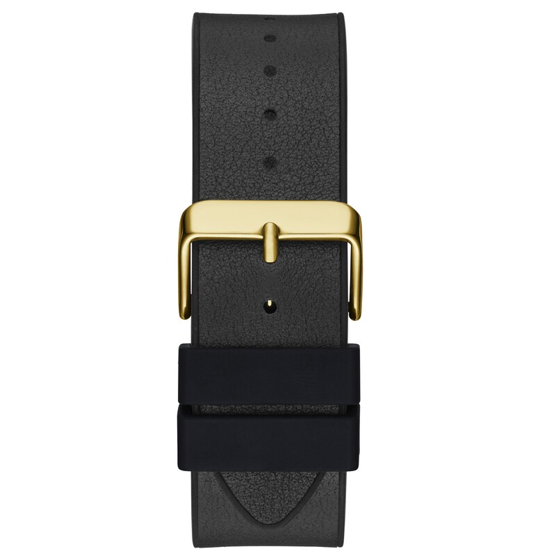 Main Image 3 of Guess Legend Men's Detailed Dial Black Silicone Strap Watch