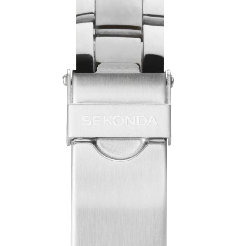 Main Image 7 of Sekonda Catherine Ladies' Crystal Pink Mother of Pearl Silver Watch
