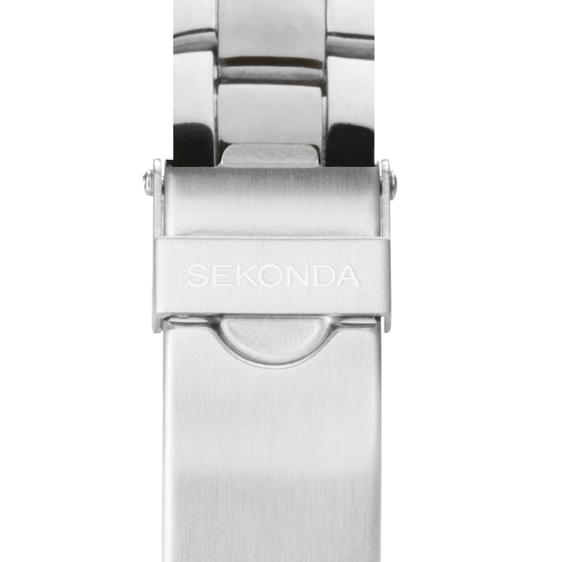 Sekonda Catherine Ladies' Crystal Pink Mother of Pearl Silver Watch