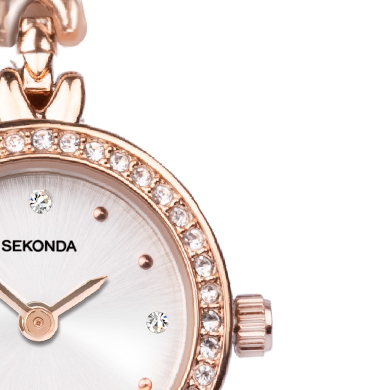 Sekonda Ladies' Rose Gold Plated Watch Gift Set
