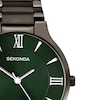 Thumbnail Image 2 of Sekonda Wilson Men's Sunray Gunmetal Grey Case Green Dial Watch