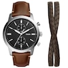 Thumbnail Image 1 of Fossil Townsman Leather Strap Watch & Bracelet Gift Set
