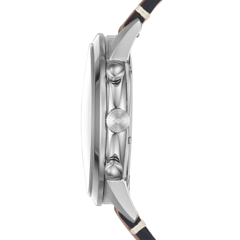 Main Image 3 of Fossil Townsman Leather Strap Watch & Bracelet Gift Set