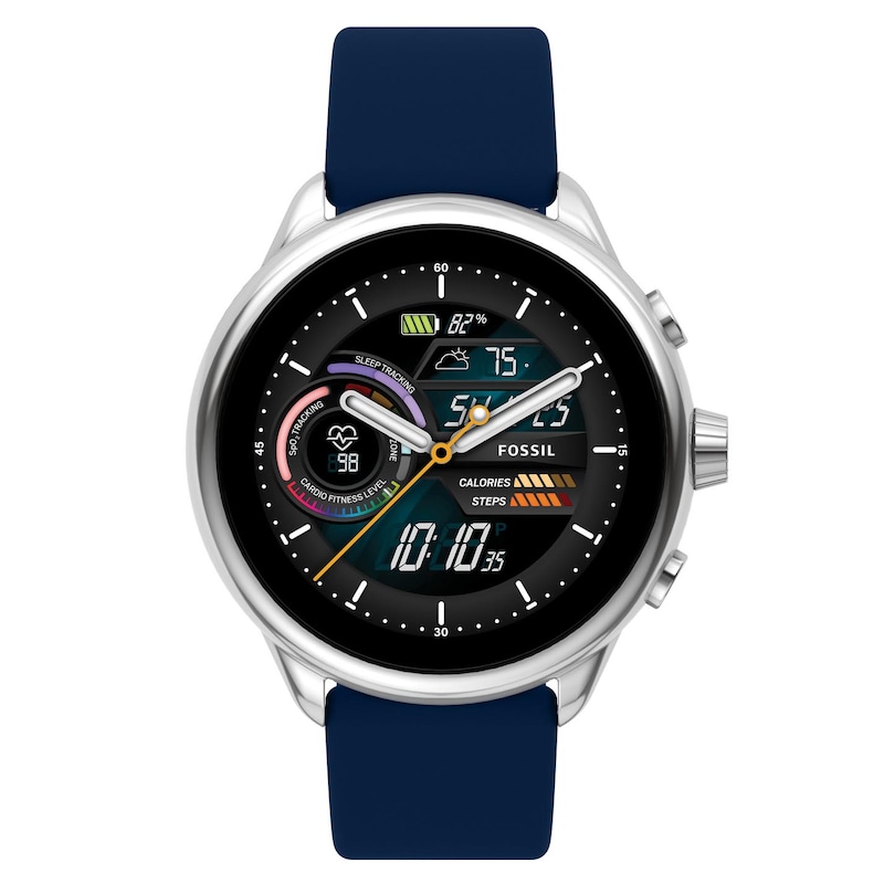 Main Image 2 of Fossil Gen 6 Wellness Edition Navy Strap Smart Watch