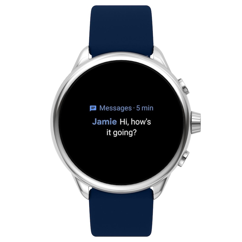 Main Image 4 of Fossil Gen 6 Wellness Edition Navy Strap Smart Watch