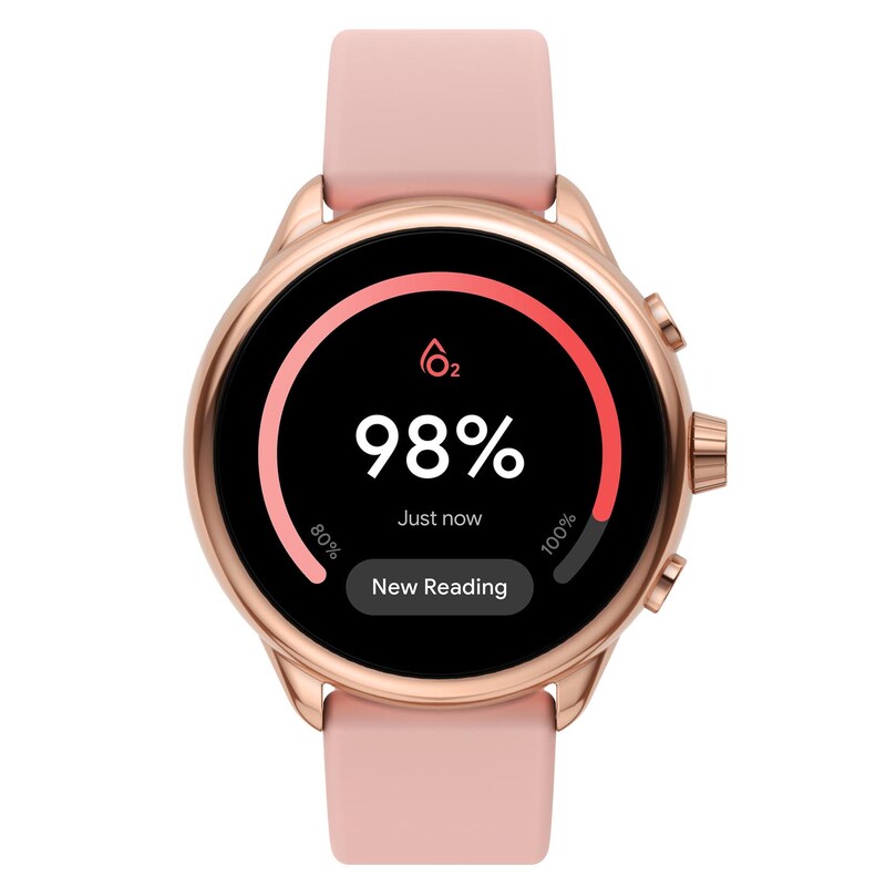 Fossil Gen 6 Wellness Edition Pink Strap Smart Watch