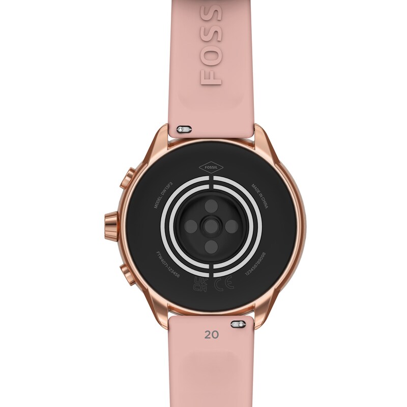 Fossil Gen 6 Wellness Edition Pink Strap Smart Watch