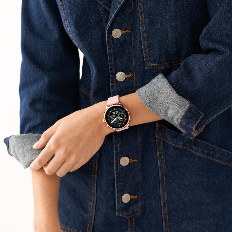 Fossil Gen 6 Wellness Edition Pink Strap Smart Watch